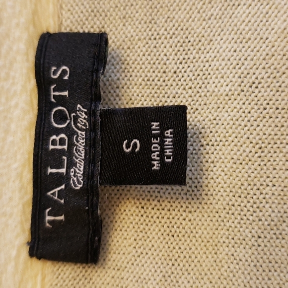 Talbots Silk Sweater Cardigan Button Down Lightweight Comfy Soft Vintage Summer - Picture 6 of 10